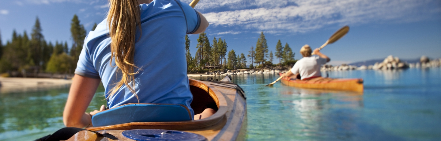 Kayaking Lake Tahoe