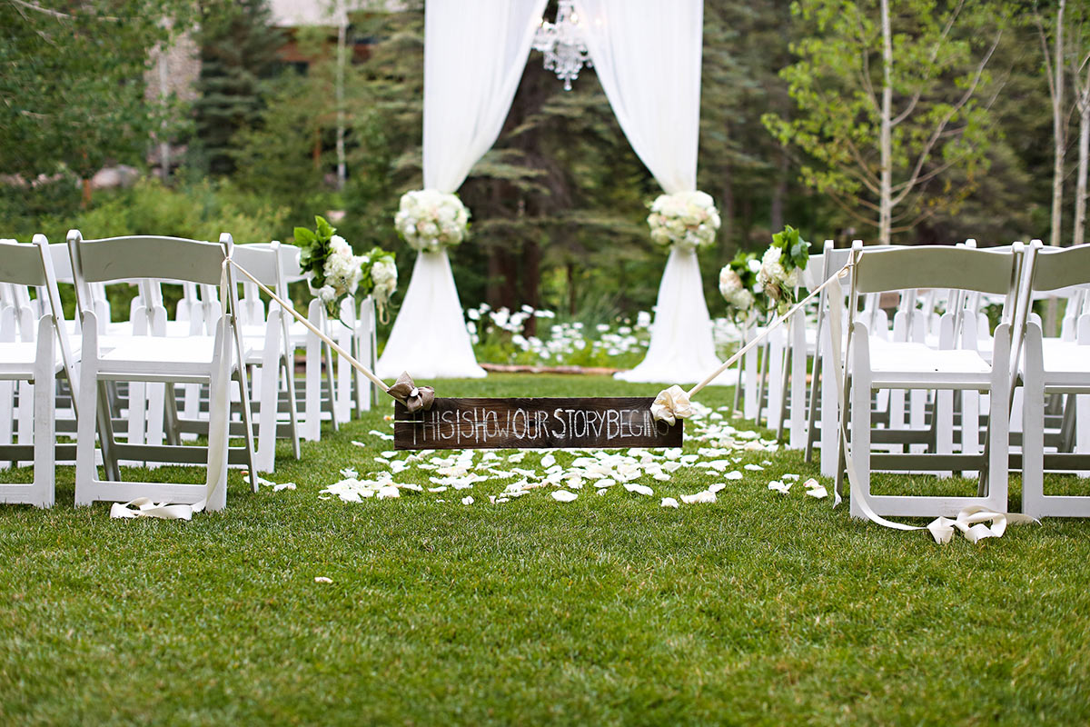 The perfect setting for a Vail wedding.