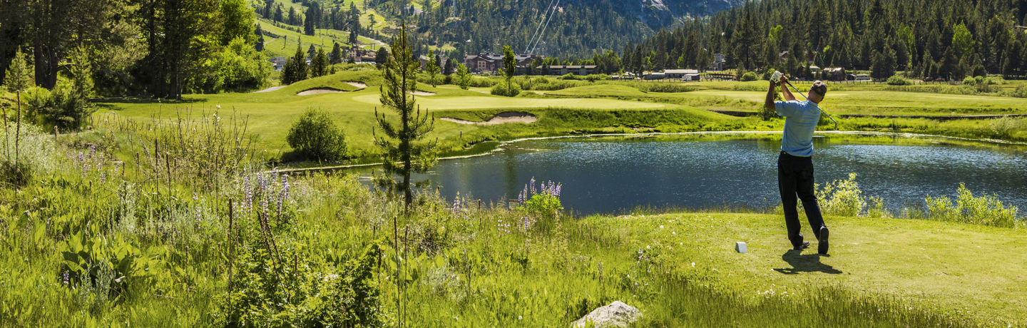 Golfer On Resort At Squaw Creek Course