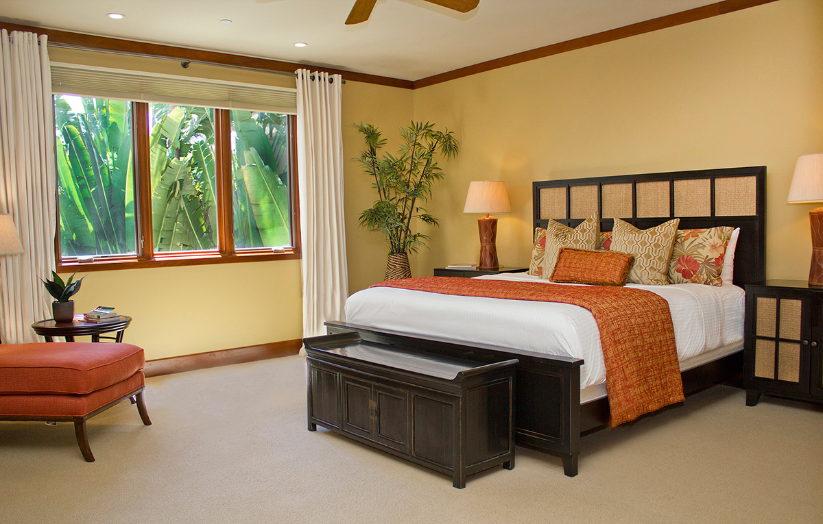 Master bedroom suite at Wailea Beach Villas