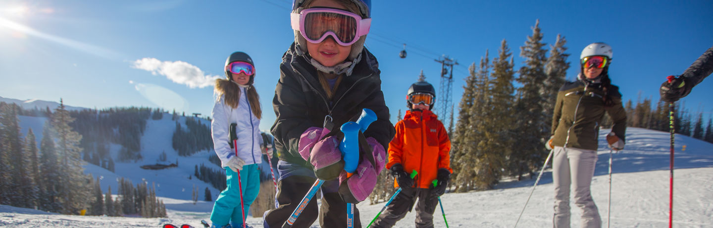 Families love skiing in Aspen Snowmass