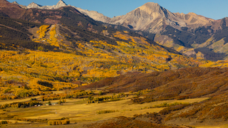 Fall view of Mt. Daly in Snowmass Colorado