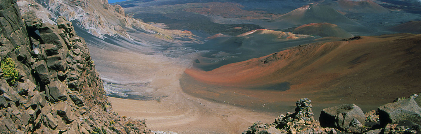 View of Haleakala Volcano