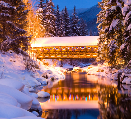 <b>Covered Bridge In Vail, CO.</b>