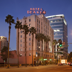 Hotel De Anza Exterior, Downtown San Jose