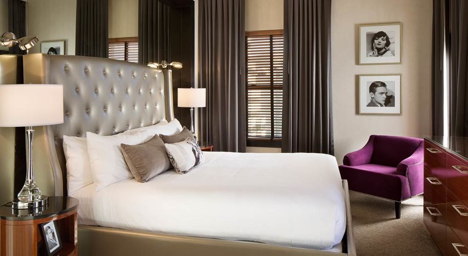 Hotel De Anza_Guest Room_Penthouse Suite Bedroom