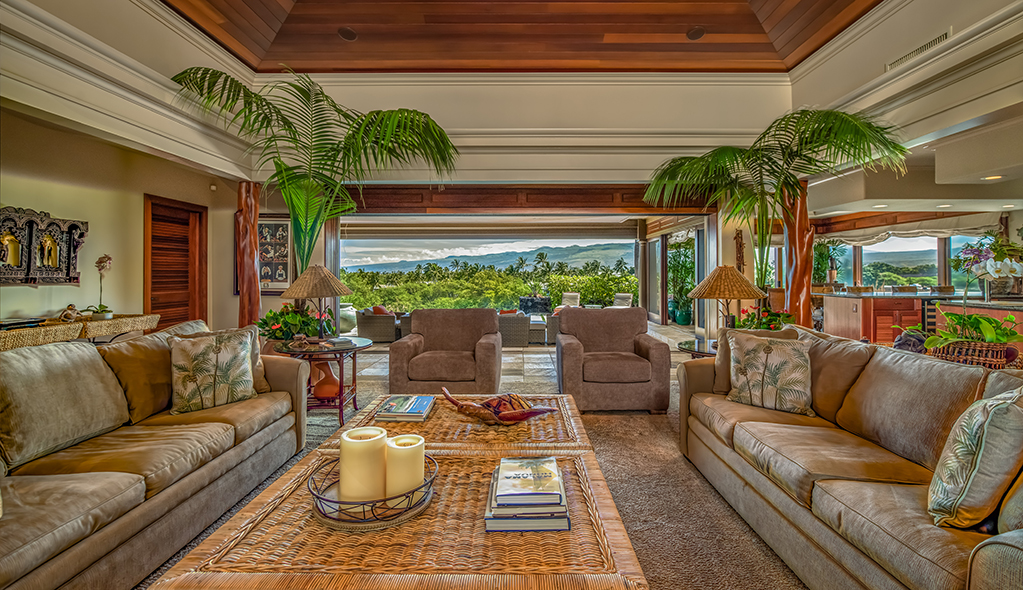 Mauna Lani Luxury Villas Living Room