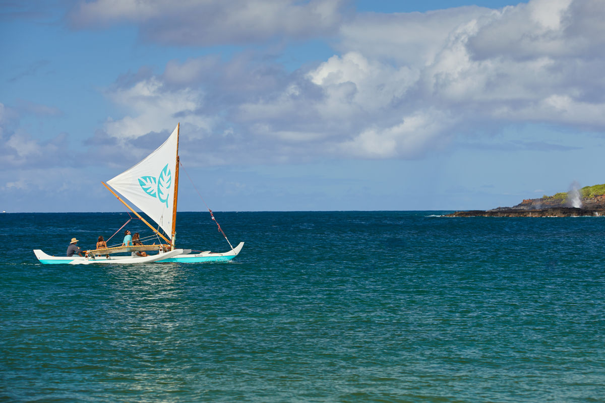 kauai resort sailing canoe