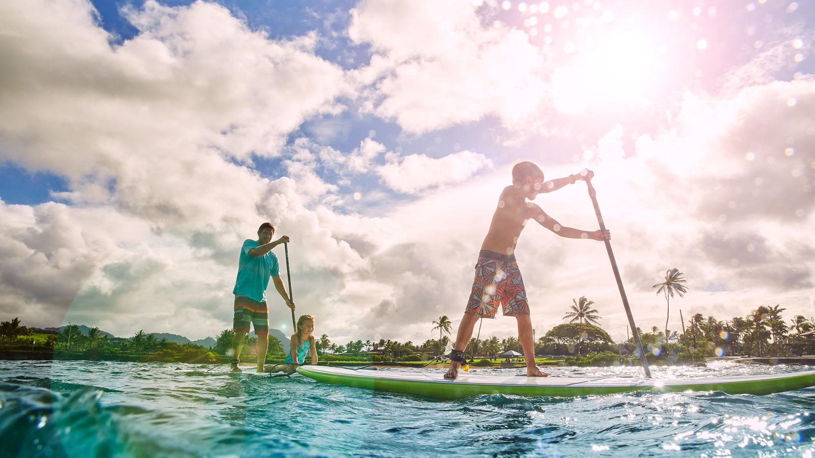 kauai paddleboarding