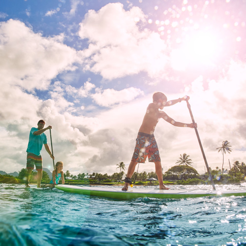 kauai paddleboarding