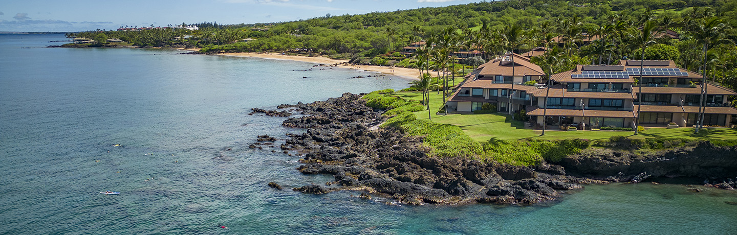 Makena Surf Exterior View from Ocean