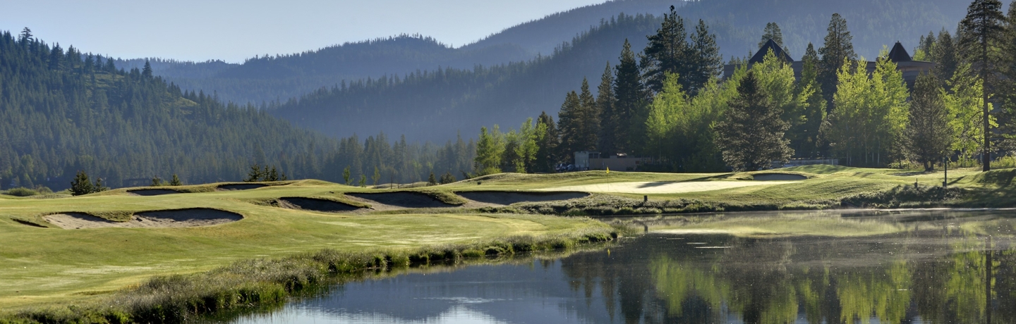 Golf course pond, Resort at Squaw Creek
