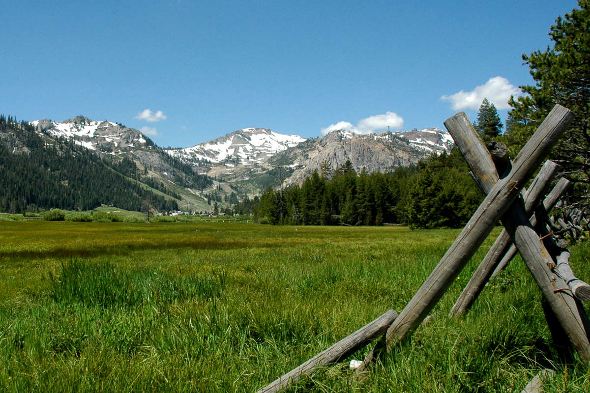 View of the Squaw Valley Meadow