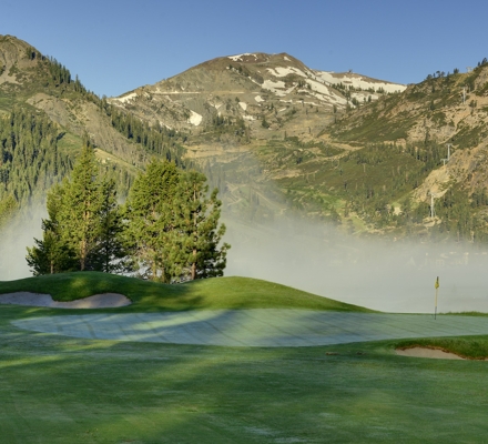 Fog along our golf course, Resort at Squaw Creek
