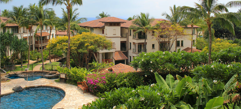 Wailea Beach Villas property and family pool