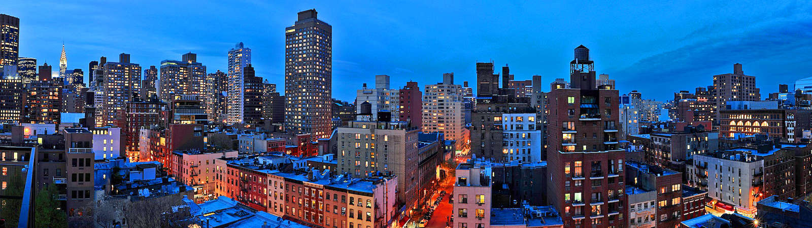 Panoramic Views Of New York City From Hotel Rooftop